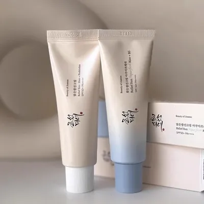SPF50+ 조선의 미 선스크린 한국 쌀 프로바이오틱스 썬블로커 스킨 크림 자외선 차단제 얼굴용 순한 보습제 50ml